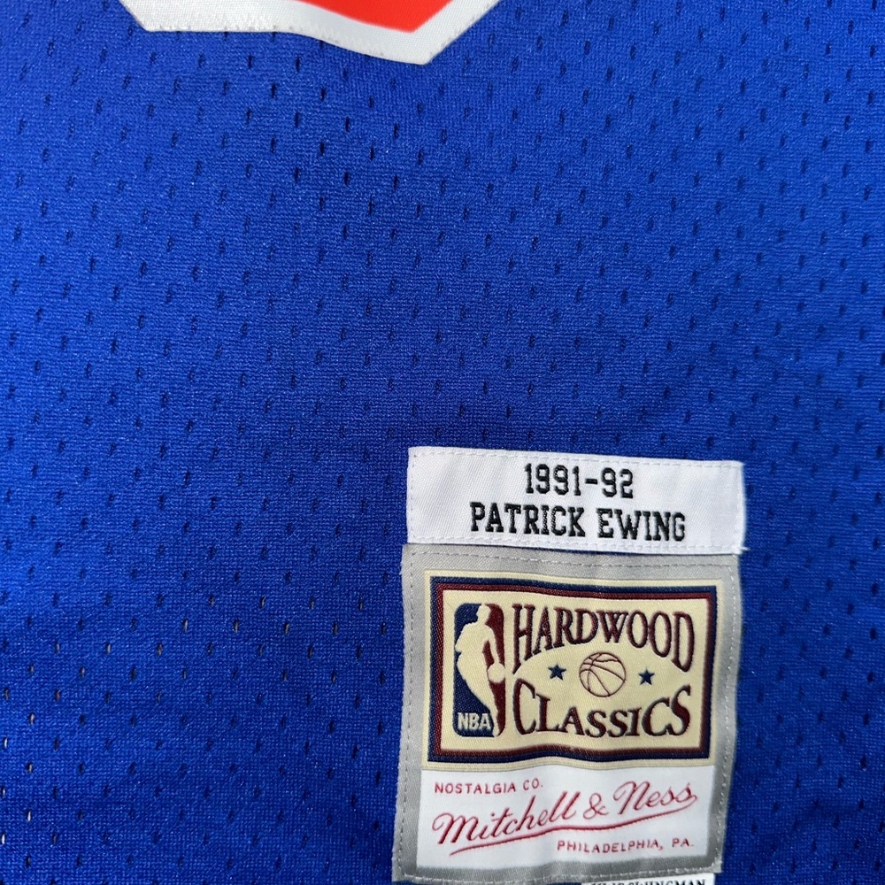 New York Knicks Patrick Ewing NBA Hardwood classics Mitchell & Ness jersey - Picture 3 of 5